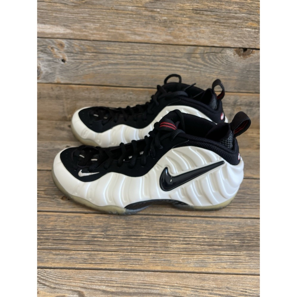 Nike Air Foamposite Pro Class of 97 Pearl White/Black Red Mens 9 624041-100 - Picture 6 of 11